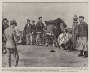 Po nedávném proticizineckém nepokoji v Pekingu vůdci Ringleament pod trestem protestovali proti fotografování